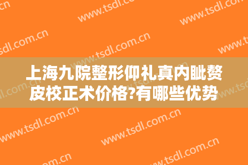 上海九院整形仰礼真内眦赘皮校正术价格?有哪些优势?