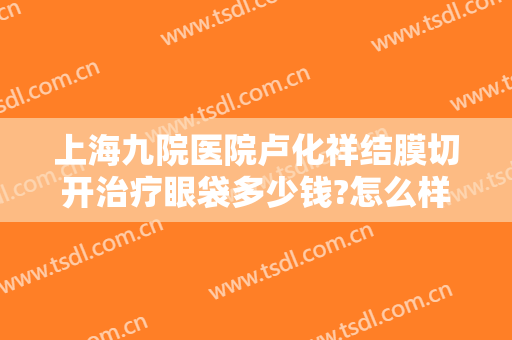 上海九院医院卢化祥结膜切开治疗眼袋多少钱?怎么样?