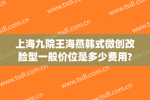 上海九院王海燕韩式微创改脸型一般价位是多少费用?可靠吗?(上海九院换脸手术)