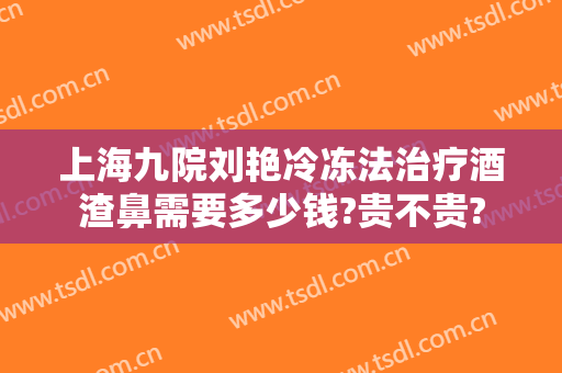 上海九院刘艳冷冻法治疗酒渣鼻需要多少钱?贵不贵?