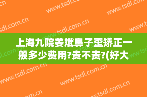 上海九院姜斌鼻子歪矫正一般多少费用?贵不贵?(好大夫 九院鼻整形)
