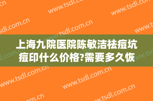 上海九院医院陈敏洁祛痘坑痘印什么价格?需要多久恢复?(上海九院祛痘印怎么样)