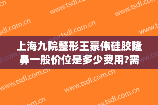 上海九院整形王豪伟硅胶隆鼻一般价位是多少费用?需要多久恢复?(上海第九人民医院玻尿酸隆鼻)