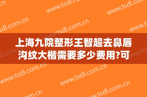 上海九院整形王智超去鼻唇沟纹大楷需要多少费用?可靠吗?(上海九院整形医生专家)