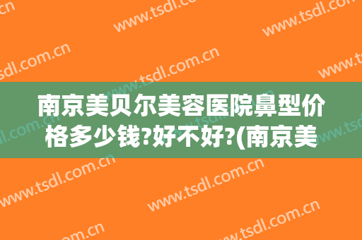 南京美贝尔美容医院鼻型价格多少钱?好不好?(南京美贝尔医疗美容整形美容医院)