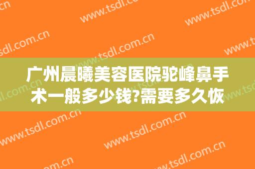 广州晨曦美容医院驼峰鼻手术一般多少钱?需要多久恢复?(有做过驼峰鼻手术的吗)