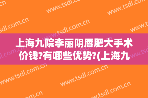 上海九院李丽阴唇肥大手术价钱?有哪些优势?(上海九院唇部整形)