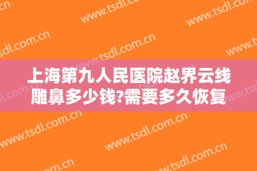 上海第九人民医院赵界云线雕鼻多少钱?需要多久恢复?
