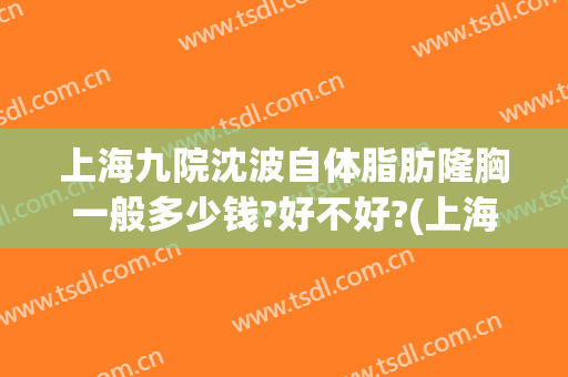 上海九院沈波自体脂肪隆胸一般多少钱?好不好?(上海九院脂肪隆胸价位)