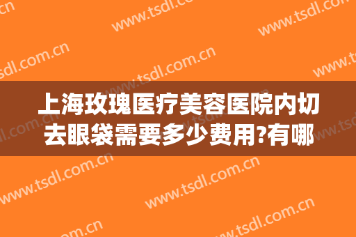 上海玫瑰医疗美容医院内切去眼袋需要多少费用?有哪些优势?(去眼袋外切手术费用大概多少钱)