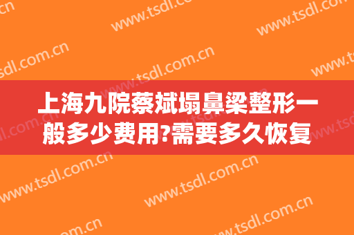 上海九院蔡斌塌鼻梁整形一般多少费用?需要多久恢复?(上海九院颧骨整形多少钱)