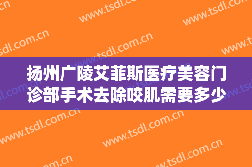 扬州广陵艾菲斯医疗美容门诊部手术去除咬肌需要多少钱?靠谱吗?(扬州艾菲斯医疗美容在哪里)