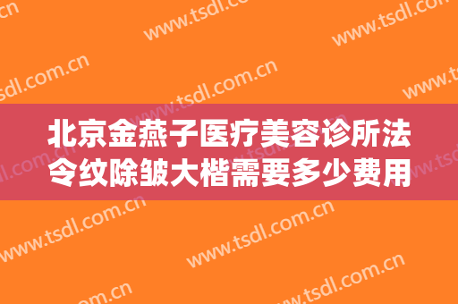 北京金燕子医疗美容诊所法令纹除皱大楷需要多少费用?靠谱吗?(北京金燕子医疗美容医院)