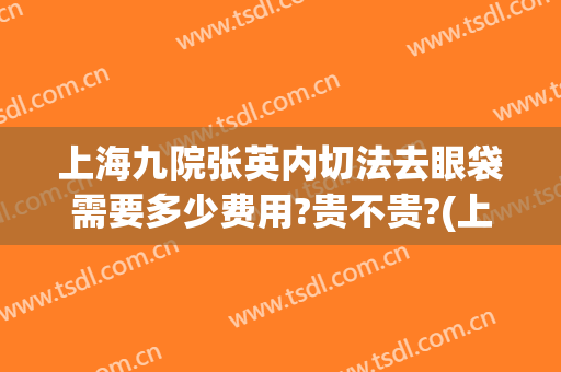 上海九院张英内切法去眼袋需要多少费用?贵不贵?(上海九院张盈帆内切眼袋多少钱)