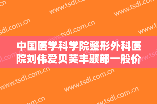 中国医学科学院整形外科医院刘伟爱贝芙丰颞部一般价位是多少?有哪些优势?