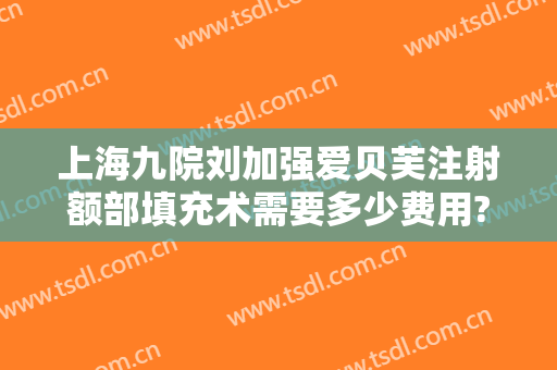上海九院刘加强爱贝芙注射额部填充术需要多少费用?效果怎么样?