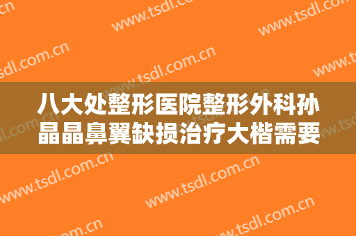 八大处整形医院整形外科孙晶晶鼻翼缺损治疗大楷需要多少钱?多长时间恢复?