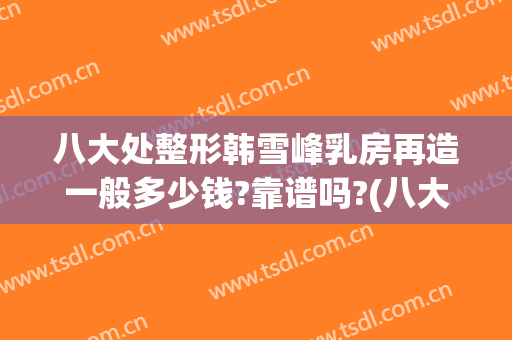 八大处整形韩雪峰乳房再造一般多少钱?靠谱吗?(八大处乳房整形找谁)