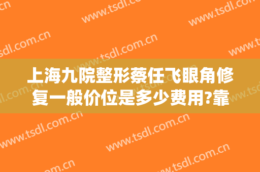 上海九院整形蔡任飞眼角修复一般价位是多少费用?靠谱吗?(上海九院眼部整形医生)