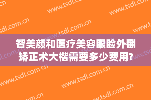智美颜和医疗美容眼睑外翻矫正术大楷需要多少费用?怎么样?(上海智美医疗美容)