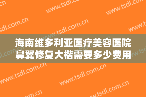 海南维多利亚医疗美容医院鼻翼修复大楷需要多少费用?多长时间恢复?