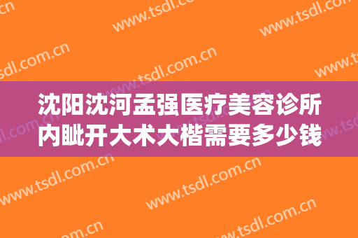 沈阳沈河孟强医疗美容诊所内眦开大术大楷需要多少钱?有哪些优势?(沈阳孟强医疗美容诊所在哪)