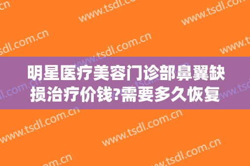 明星医疗美容门诊部鼻翼缺损治疗价钱?需要多久恢复?(整形医院缩小鼻翼需要多少钱)