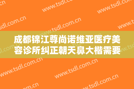 成都锦江尊尚诺维亚医疗美容诊所纠正朝天鼻大楷需要多少费用?有哪些优势?