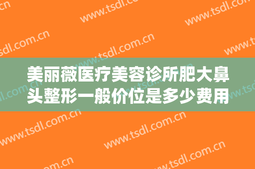 美丽薇医疗美容诊所肥大鼻头整形一般价位是多少费用?靠谱吗?(整形医院整鼻子多少钱)