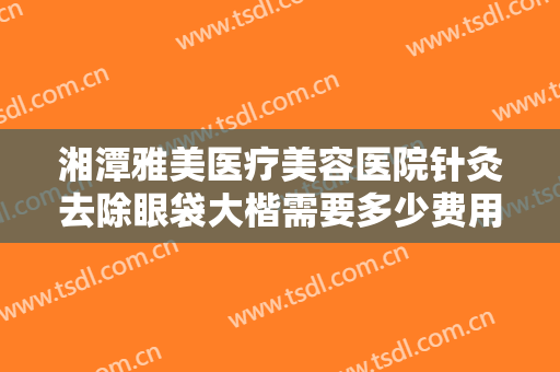 湘潭雅美医疗美容医院针灸去除眼袋大楷需要多少费用?多长时间恢复?