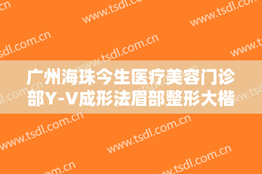 广州海珠今生医疗美容门诊部Y-V成形法眉部整形大楷需要多少费用?效果怎么样?