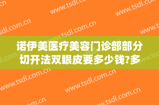诺伊美医疗美容门诊部部分切开法双眼皮要多少钱?多长时间恢复?(诺美无痕双眼皮)