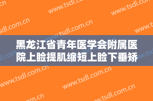 黑龙江省青年医学会附属医院上睑提肌缩短上睑下垂矫正术一般价位是多少费用?贵不贵?