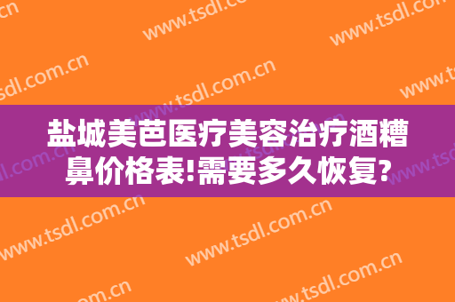 盐城美芭医疗美容治疗酒糟鼻价格表!需要多久恢复?
