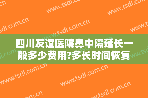 四川友谊医院鼻中隔延长一般多少费用?多长时间恢复?