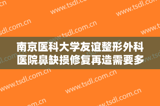 南京医科大学友谊整形外科医院鼻缺损修复再造需要多少费用?靠谱吗?