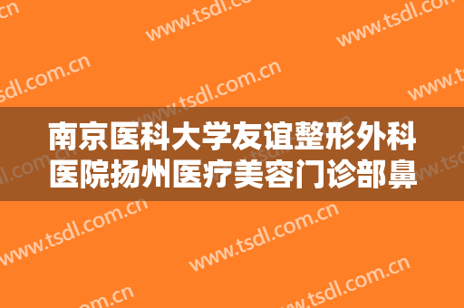 南京医科大学友谊整形外科医院扬州医疗美容门诊部鼻尖缺损修复大楷需要多少钱?好不好?