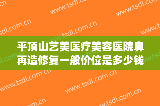 平顶山艺美医疗美容医院鼻再造修复一般价位是多少钱?有哪些优势?(平顶山市医美整形医院在哪)