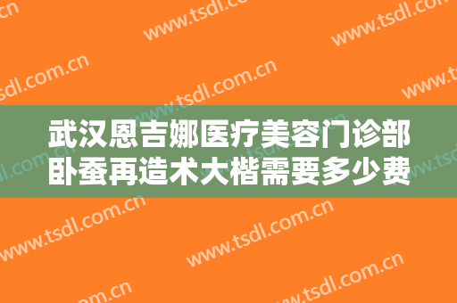 武汉恩吉娜医疗美容门诊部卧蚕再造术大楷需要多少费用?需要多久恢复?