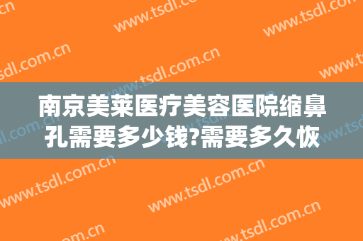南京美莱医疗美容医院缩鼻孔需要多少钱?需要多久恢复?(鼻孔整形价钱)