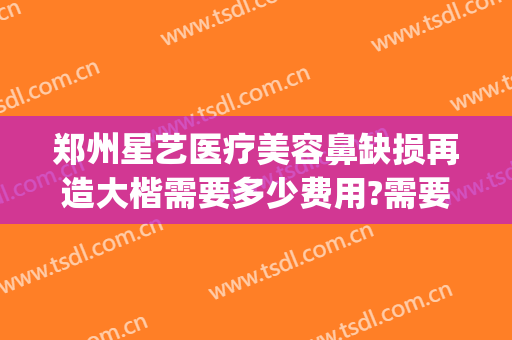 郑州星艺医疗美容鼻缺损再造大楷需要多少费用?需要多久恢复?(郑州艺星整形医院怎么样)