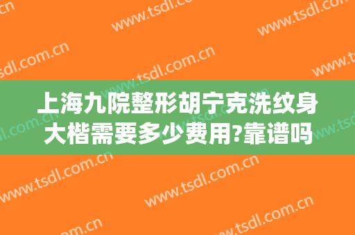 上海九院整形胡宁克洗纹身大楷需要多少费用?靠谱吗?(上海九院洗纹身贵吗)