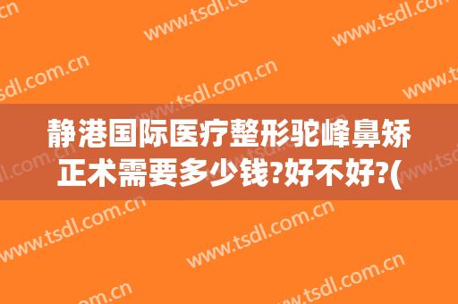静港国际医疗整形驼峰鼻矫正术需要多少钱?好不好?(上海鼻梁整形要多少钱)