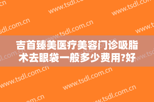 吉首臻美医疗美容门诊吸脂术去眼袋一般多少费用?好不好?