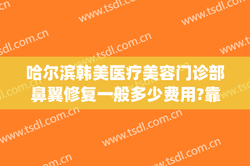 哈尔滨韩美医疗美容门诊部鼻翼修复一般多少费用?靠谱吗?(哈尔滨隆鼻修复多少钱)