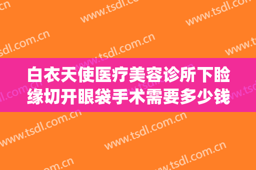 白衣天使医疗美容诊所下睑缘切开眼袋手术需要多少钱?好不好?(人民医院割眼袋多少钱)