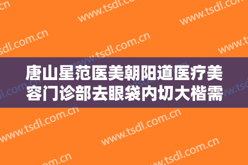 唐山星范医美朝阳道医疗美容门诊部去眼袋内切大楷需要多少费用?靠谱吗?
