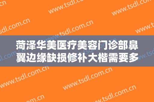 菏泽华美医疗美容门诊部鼻翼边缘缺损修补大楷需要多少钱?有哪些优势?