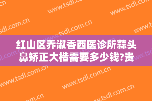 红山区乔淑香西医诊所蒜头鼻矫正大楷需要多少钱?贵不贵?
