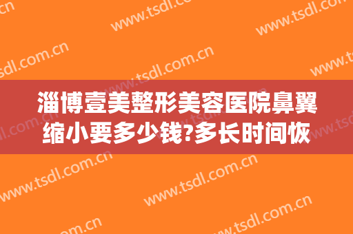 淄博壹美整形美容医院鼻翼缩小要多少钱?多长时间恢复?(鼻孔缩小整形要多少钱)